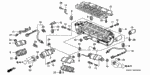 18215SL0A00 - Electrical/Exhaust/Heater/Fuel: RUBBER, EX. MOUNTING for Acura Image