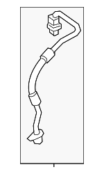 9A714514405 - Engine: Oil Feed Tube for Porsche Image image