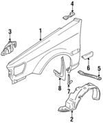 F383065E25 - : Mud Guard for Nissan Image