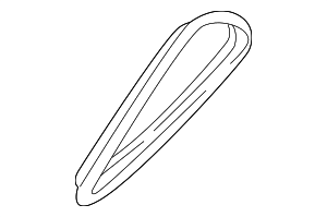 822722Y020 - : Weatherstrip for Nissan: Maxima Image