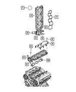 R4892233AB - Engine 4.0L V6 DOHC: Intake Manifold, Lower for Mopar Image