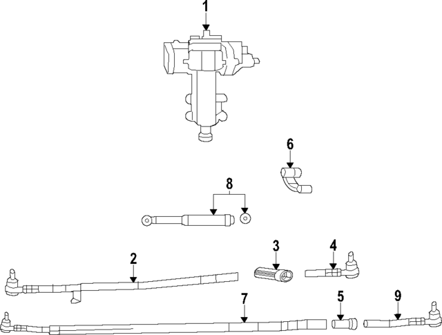 68508679AD - Steering: Steering Damper for Mopar Image