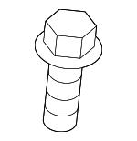 9XF002127L - Emission System: Bracket Mount Bolt for Mazda Image