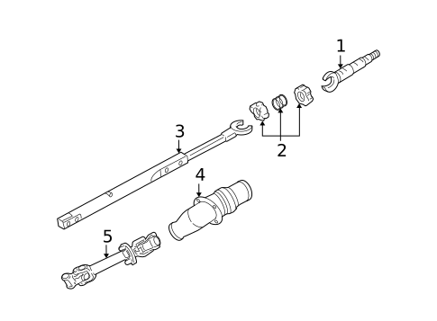 Shaft & Internal Components for 2007 Buick LaCrosse #1