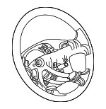 XF49WL8AC - : Steering Wheel for Dodge: Ram 1500, Ram 2500, Ram 3500 Image