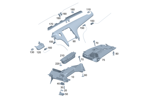 Instrument Panel Detachable Parts for 2025 Mercedes-Benz CLE 300 #0