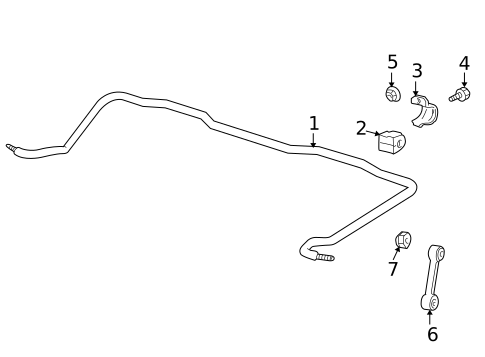 Stabilizer Bar & Components for 2000 BMW Z8 #0