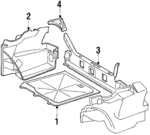 1246900830 - : Trunk Trim for Mercedes-Benz Image