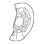 4778206180 - Brakes: Splash Shield for Toyota Image