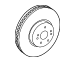 4351206200 - Brakes: Rotor for Toyota Image