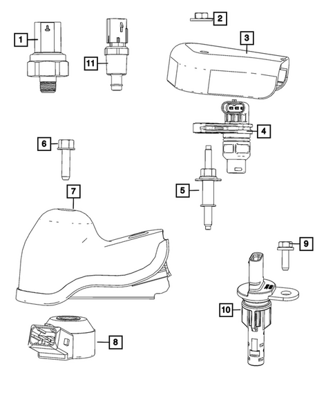 Sensors for 2026 Jeep Wrangler #0