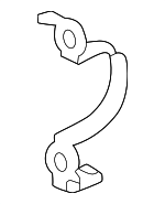 LR144616 - Suspension: Stabilizer Bar Bracket for Land Rover: Defender 110, Defender 130, Defender 90, Discovery Image