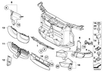 51748051605 - : Air Duct, Engine Oil Cooler, Front Left for BMW Image