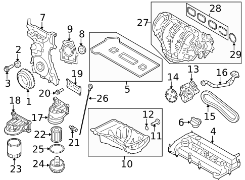 Intake for 2011 Ford Escape #0