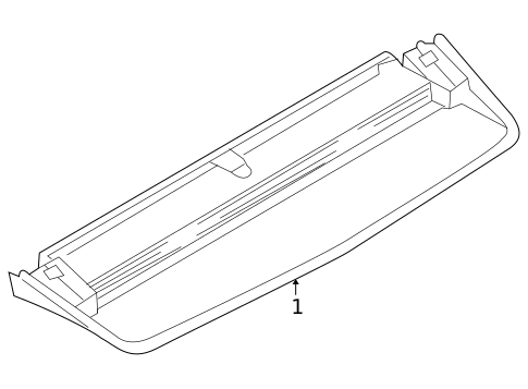 High Mounted Stop Lamp for 2015 Audi A5 Quattro #1