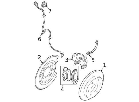 Anti-Lock Brakes for 2011 Nissan Xterra #0