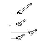 KYP500120 - : Bracket Bolt for Land-Rover Image