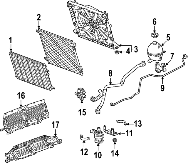 86548905 - : Part# 85551663 Drive Motor Battery Pack Coolant Hose for GMC: Hummer EV Pickup Image