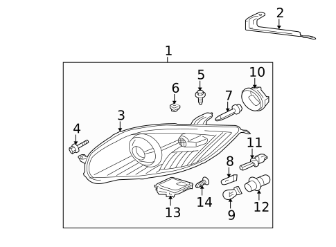 Bulbs - Chassis for 2010 Mitsubishi Eclipse #2