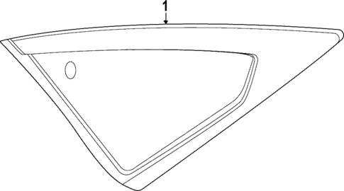 Glass & Hardware for 2025 INFINITI QX55 #0