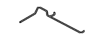 98660B8010 - Wiper &amp; Washer: Windshield Washer Hose for Hyundai Image