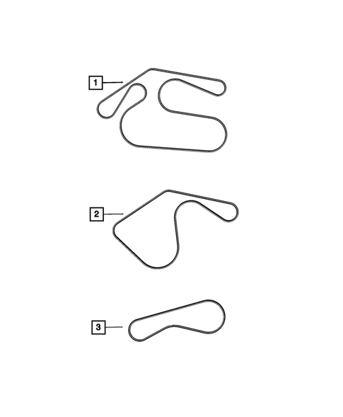 Drive Belts for 2023 Chrysler Pacifica #0