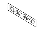 4A98537412ZZ - Body: Nameplate for Audi: 100, 100 Quattro, A6 Quattro Image