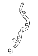 5C0121070Q - Cooling System: Tube Assembly for Volkswagen: Jetta Image