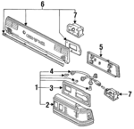 33500SH4A02 - Electrical: Tail Lamp Assembly for Honda: Civic Image
