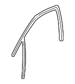 4B0837440M - : Window Guide for Audi Image