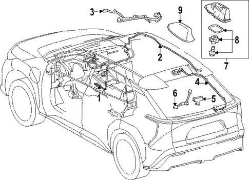 Antenna & Radio for 2024 Subaru Solterra #0
