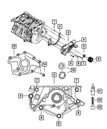 68194155AB - 3.5L Gas; Engine: Engine Oil Pump for Mopar Image