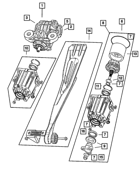 Rear Axle for 2002 Dodge Caravan #0
