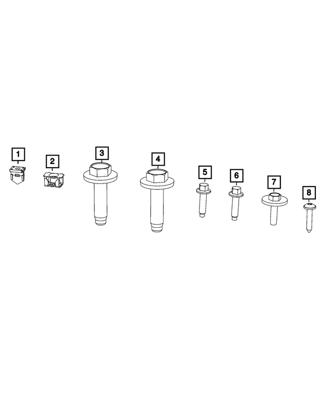 68171979AA - Electrical: Tapping Screw for Mopar Image