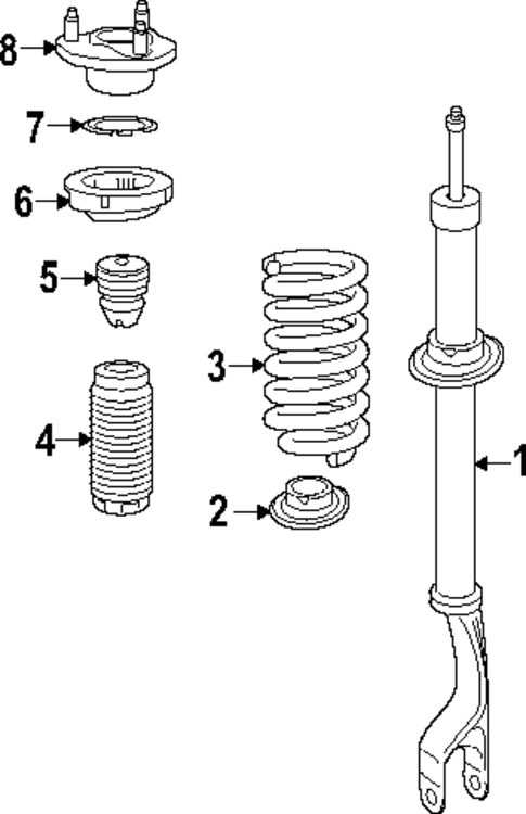 Struts & Components for 2025 Mercedes-Benz GLC43 AMG #1