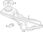 84857010 - Body: Reservoir Assembly for Chevrolet: Equinox | GMC: Terrain Image