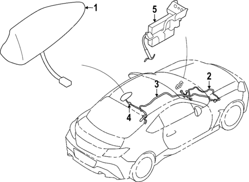 Antenna & Radio for 2025 Toyota GR86 #0