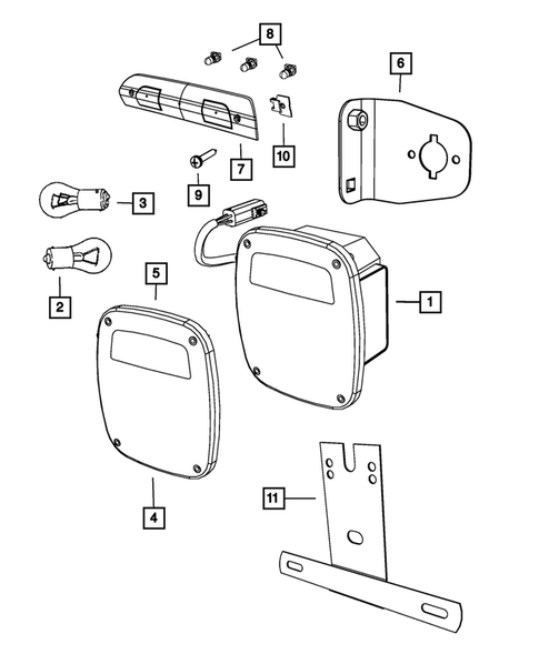 Lamps-Interior and Exterior for 2013 Ram 2500 #4
