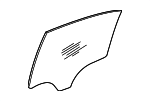 2137359500 - Body: Movable Glass for Mercedes-Benz Image