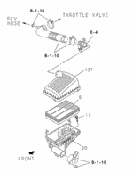 8970645580 - Electrical/Exhaust/Heater/Fuel: FILTER, AIR CLEANER for Acura Image