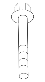 33326764927 - Suspension: Ft Lateral Arm Inner Bolt for BMW: 528i, 528i xDrive, 535d, 535d xDrive, 535i, 535i GT, 535i GT xDrive, 535i xDrive, 550i, 550i GT, 550i GT xDrive, 550i xDrive, 740i, 740i xDrive, 740Ld xDrive, 740Li, 740Li xDrive, 745e xDrive, 750i, 750i xDrive, 750Li, 750Li xDrive, 760Li, ActiveHybrid 5, ActiveHybrid 7, M5, M760i xDrive, X3, X4, X6 Image
