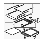 5G6877045E - Body: Frame Assembly for Volkswagen: e-Golf, Golf, Golf R, GTI Image