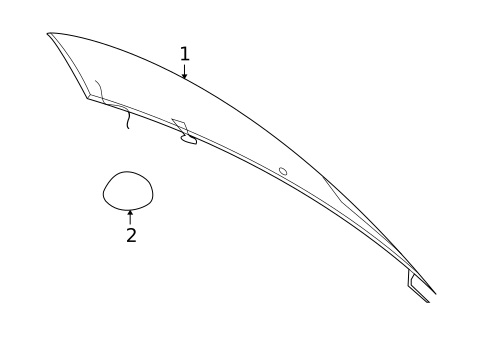 Glass - Lift Gate for 2013 Mini Cooper #0