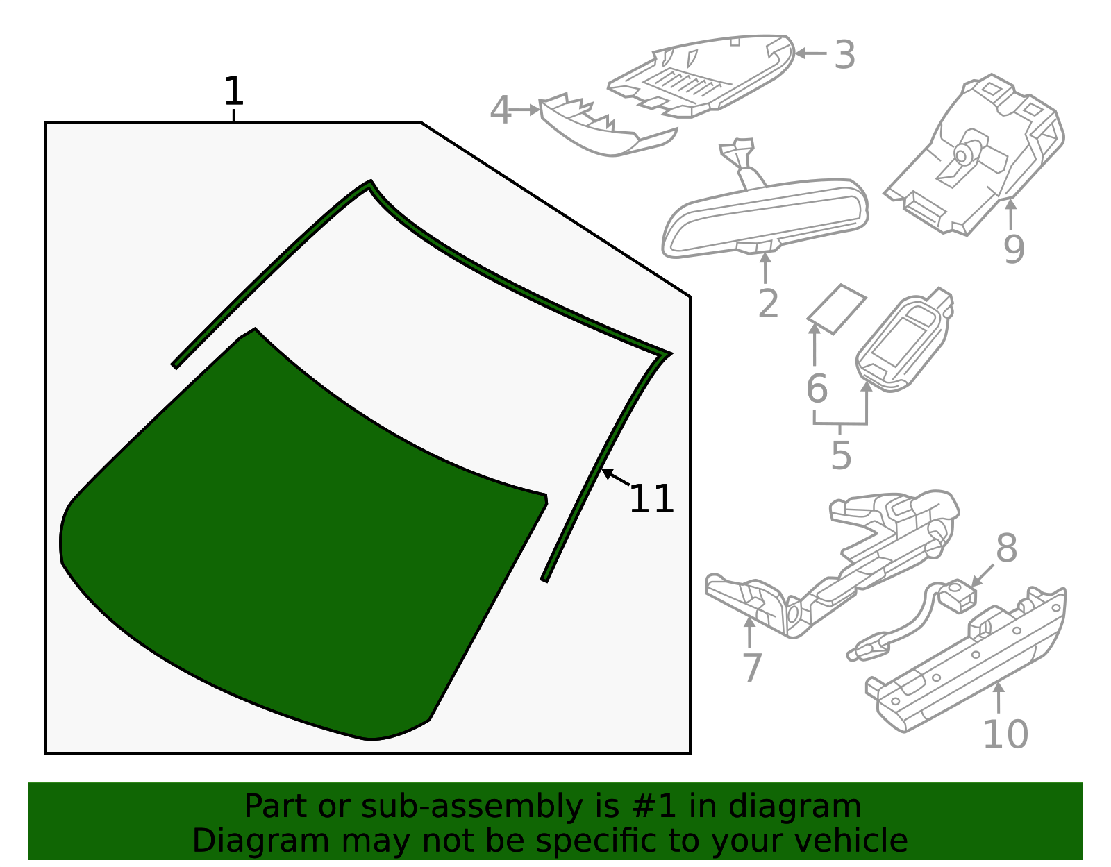 VC87-63-900 - Windshield 2025 Mazda CX-50 | Mazda-Parts