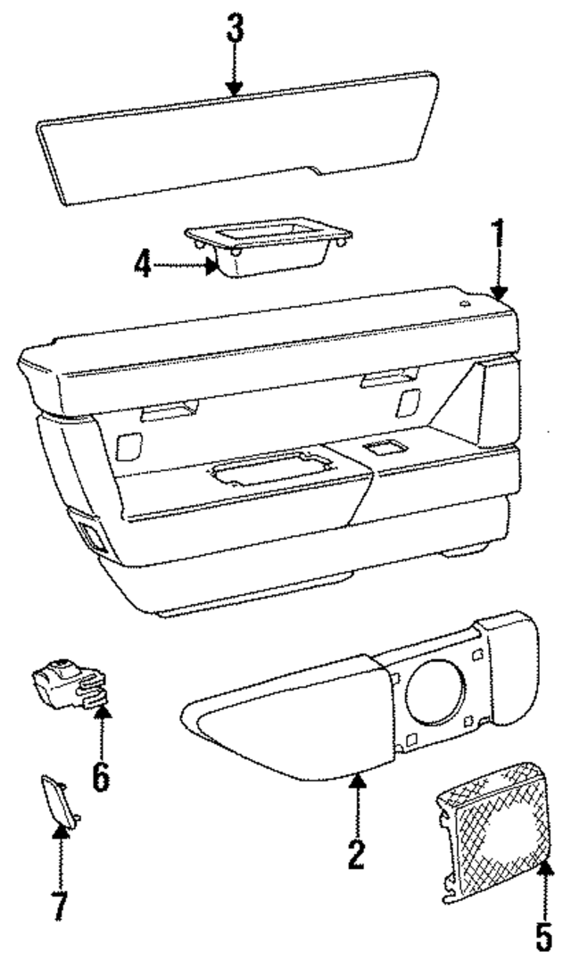 9415415 - : Door Trim Molding for Volvo Image