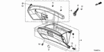 66417SB3670 - Interior/Bumper: RUBBER, GLOVE BOX STOPPER for Honda Image