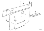 51411874241 - Vehicle Trim: Door Linig Top Front Left for BMW Image