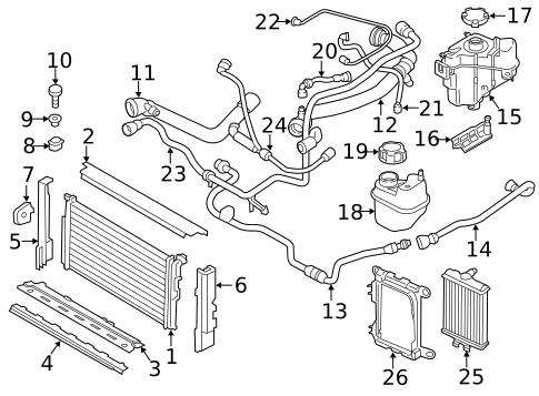 Hoses & Pipes for 2018 BMW 430i #0