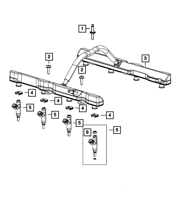 6509377AA - Fuel: Hex Flange Head Bolt, Mounting for Mopar Image