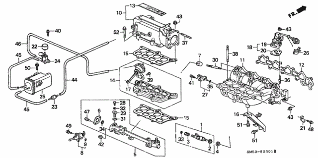 Intake Manifold (2) for 1991 Honda Accord #0